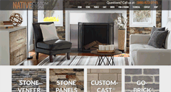 Desktop Screenshot of nativecustomstone.com